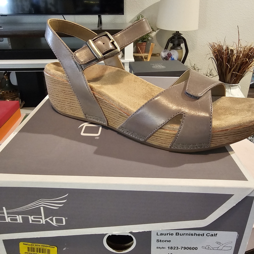 Dansko Women's Stone Wedge Sandals